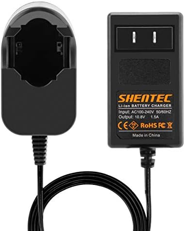 SHENTEC 10.8V Carregador de bateria de lítio compatível com Dremel 855-02 855-01 8000-01 8001-01 8001-02