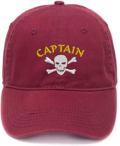 Lyprerazy Men Baseball Cap pirata capitão bordado chapéu de algodão Caps de beisebol casuais bordados
