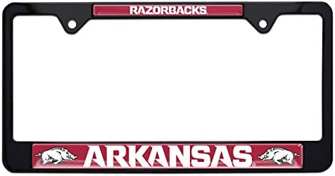 Arkansas Razorbacks Black Plate Plate Frame
