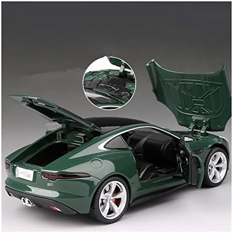 Modelo de carro em escala para a Jaguar F-Type Coupe Alloy Diecast Metal Vehicles Sound and Light Gift 1:32 Proporção
