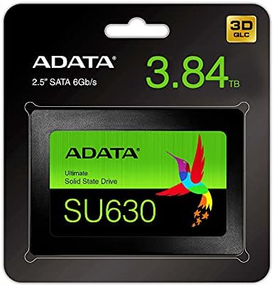 Adata Ultimate SU630 3,84 TB 3D NAND 2,5 SATA III 6GB/S SSD interno