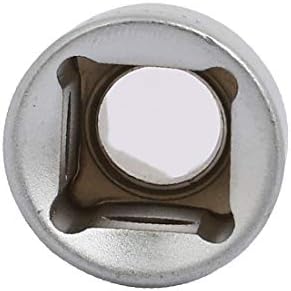 X-Dree 1/2 polegada de acionamento quadrado 11mm 6 pontos Adaptador de impacto Tom de prata 2pcs (acionamento quadrado de 1/2