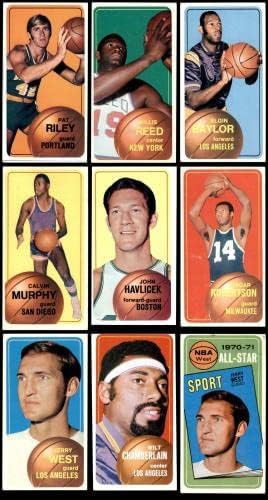 1970-71 Topps Basketball Complete Conjunto 3.5 - VG+ - Conjuntos completos de basquete
