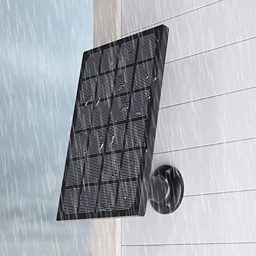 Painel solar elemage para câmera de segurança externa sem fio compatível com came de vigilância alimentado por bateria