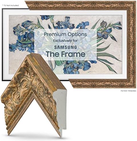 Déco TV Frames -tuscan Copper compatível apenas com a Samsung the Frame TV