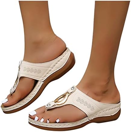 Sandálias AAYOMET para mulheres de verão elegante, sandálias de verão espreitam os sapatos de dedo do pé com chinelos de