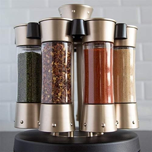 Wionc Multi-Purpose 360 ​​Ratcing Rack Tempering Jar para especiarias de cozinha Salt Sal