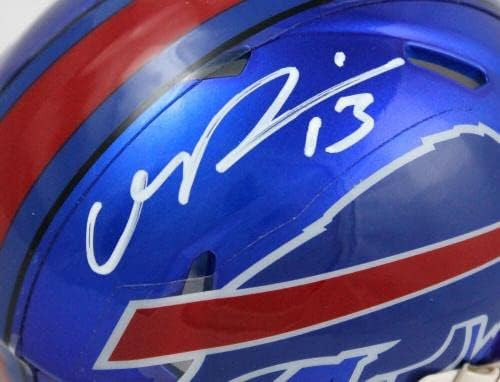 Gabriel Gabe Davis autografou Buffalo Bills Flash Speed ​​Mini Capacete -Prova - Mini Capacetes NFL autografados