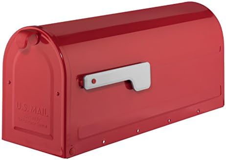 Caixas de correio arquitetônicas 7600R MB1 Caixa de correio, médio, vermelho