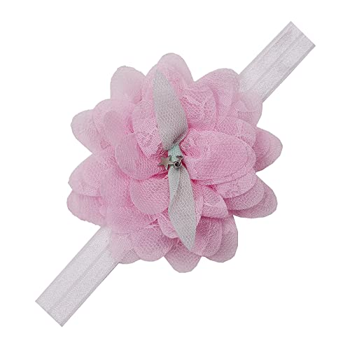 Flor da cabeça do bebê Flor de chiffon Flor macio banda de cabelo Tinquinho arcos minúsculos ribans fita cabelos de cabelo laço de cabelo Kids Summer Hat Summer