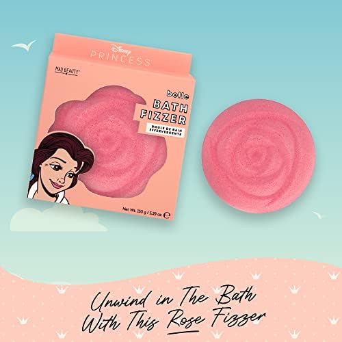 Beleza louca beleza louca Disney princesa Belle Bath Bather mimewinging banheiro bomba bomba rosa rosa pamper para cuidados com a pele