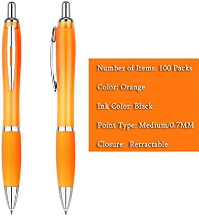 HH -Studio Custom 100 Pack Pens personalizado com sua mensagem de logotipo personalizada - Presentes personalizáveis ​​na