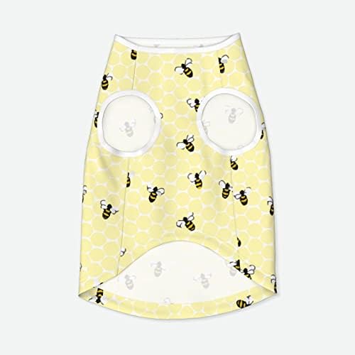 Camisas de animais de estimação de algodão Bee-honeycomb cupty fantasia cão pijamas de cachorro macacão macacão de cachorro xx-grande