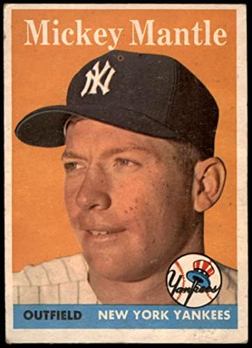 1958 Topps 150 Mickey Mantle Good Yankees