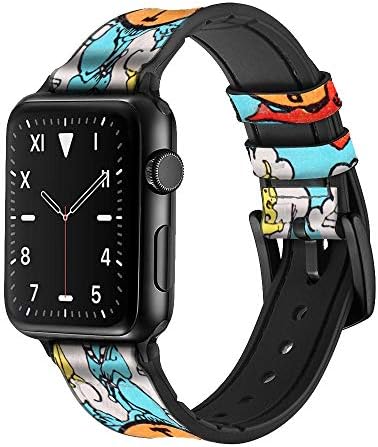 CA0070 Tarô FORTUNE CHAOL E SILTO SMART SMART BAND Strap para Apple Watch Iwatch Tamanho 42mm/44mm/45mm