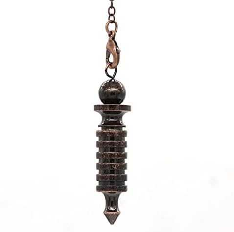 Metal Pendulum Pendulo Pendulums para desarmar a cura Pirâmide Pingente Mulheres Menino Men Pendule Reiki Amuleto 1PCS