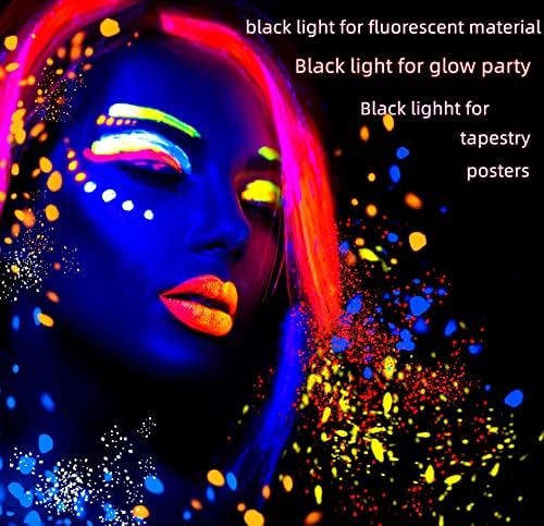 Barra de luz de luz preta 10w 1 pés LED Blacklight LED Bar para tapeçaria fluorescente Poster corporal tinta de brilho Festa