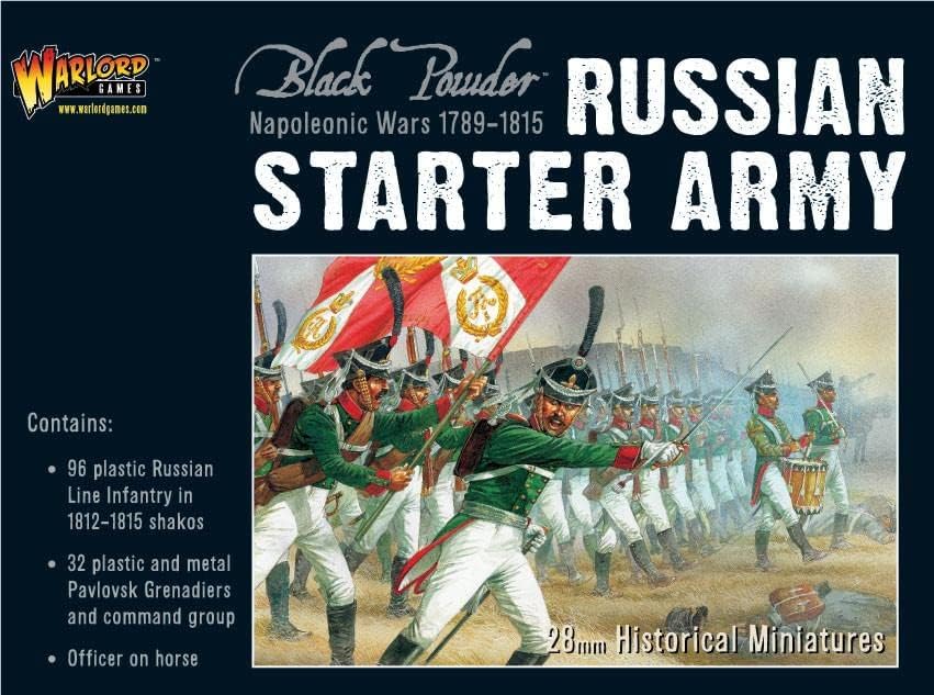 Senhor da guerra Black Powder Guerras Napoleônicas Tabela Militar Russa do Exército Top Gargaming Modelo de Modelo de Plástico WGN-04