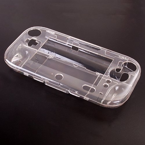 Wantmall White New Clear Crystal Case para Nintendo Wii U gamepad