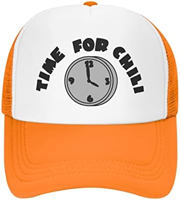 Tempo para chapéus de chili unissex Chapéus de caminhoneiro adulto