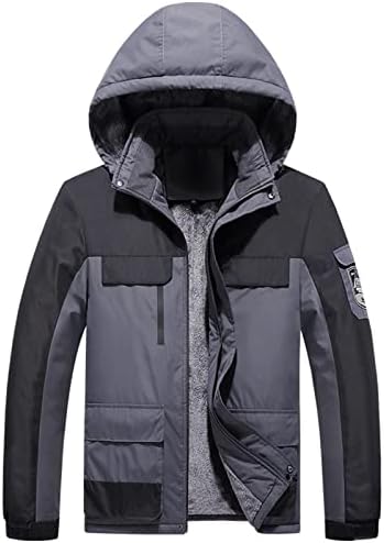 Jaqueta de couro adssdq masculina, túnica de inverno windbreaker homem de manga longa de pêlo de pêlo de pêlo de pêlo de conforto