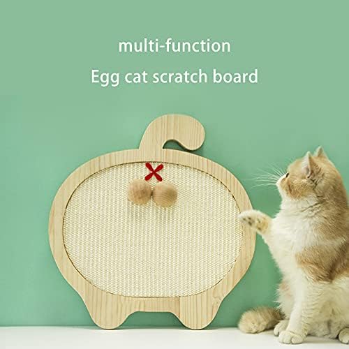 Peggy Kitten Novo Sisal Cat Board Placa pode ser colada com brinquedos de gato de pata de gato de vidro brinquedos de gato