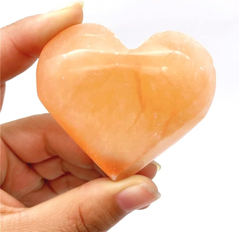 ErtiUjg husong306 1pc Centro de cura de gesso de gesso esculpido em forma de coração em forma de coração laranja de laranja