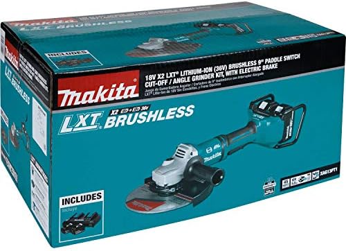 Makita xag13pt1 18v x2 lxt bll 9 ”Kit de corte de corte/ângulo