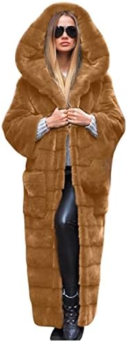 Cardigan Cardigan com capuz de grande tamanho de lã Faux Pur Coat de outono/inverno cor sólida espessada e mais longa casaca de lã
