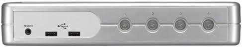 Tripp Lite 4 portas DVI/USB Desktop KVM Switch com áudio e cabos, prata