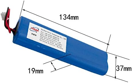 Bateria de íons de lítio recarregável-Vidar 3.7V 12800mAh Bateria de íons de lítio de alta capacidade com plug-in Ph2.54/2p para