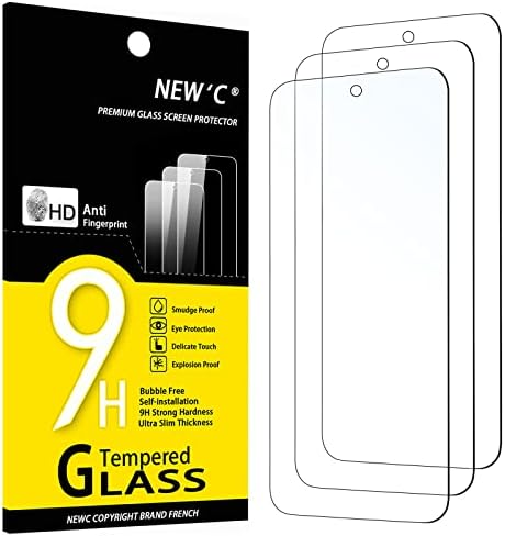 New'C [3 pacote] projetado para o vidro temperado do protetor de tela Samsung Galaxy A53 5G