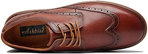 Sapatos de vestido de Arkbird Oxford para homens de moda masculino, sapatos de couro casual e formal para negócios e todos