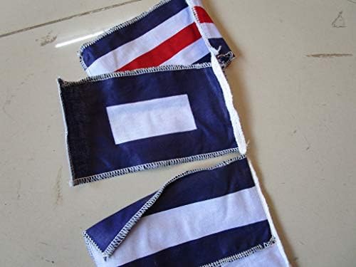 algodão - bandeira de sinal marítimo internacional - 26 bandeiras de estame