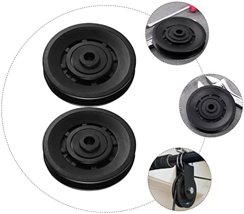 Acessórios para exercícios de Sosoport 3pcs Sistema de cabo de peso Ginásio Profissional roda roda plástico prático para equipamentos de ginástica Use polia