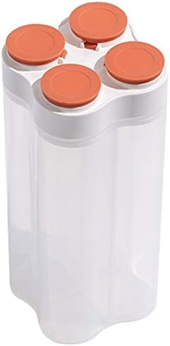 Dbylxmn usa caixas de porta -saco de armazenamento latas de latas de latas de armazenamento transparentes da cozinha de cozinha