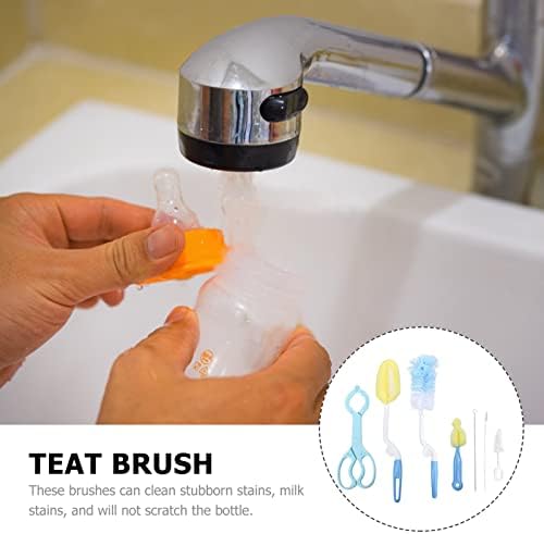 Toddmomy 56 PCs Baby Bartle Baby Bottle Brush Brush Baby Treat Brush Brush Brush Brush Brush Brush de palha