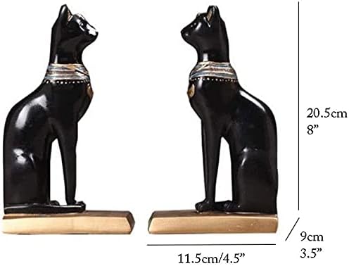 Decorativo Bookend para sujeira gato estátua escultura Estudo de escritório decoração bookend crafts resina bookend bookshelf