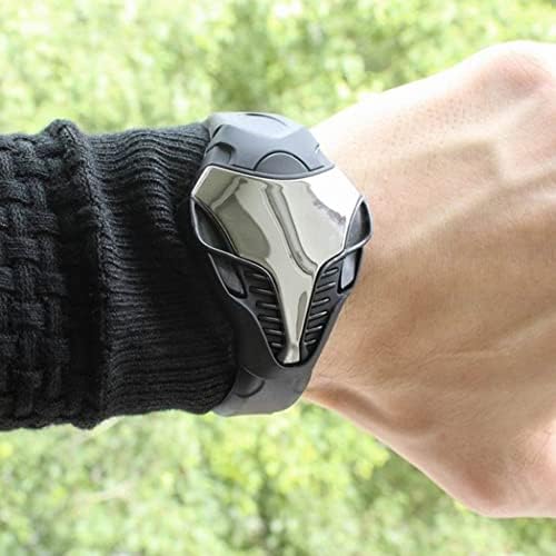 FANMIS LED Digital Fashion Cobra assistir Black Silicone Iron Triangle Dial Sports Sports Sports Watches