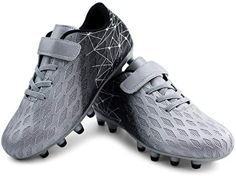 Brooman Kids Firm Ground Soccer Cleats Meninos Meninos Athletic Athletic Outdoor Football Shoes