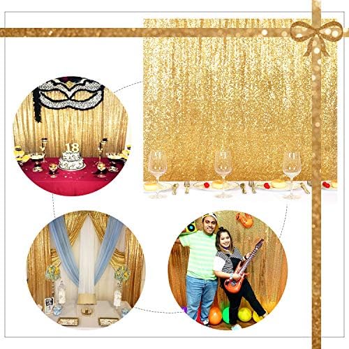 Juya Delight 10ft x 10ft nova cortina de pano de fundo de fotografia de ouro para festival de festivais de festivais de festas