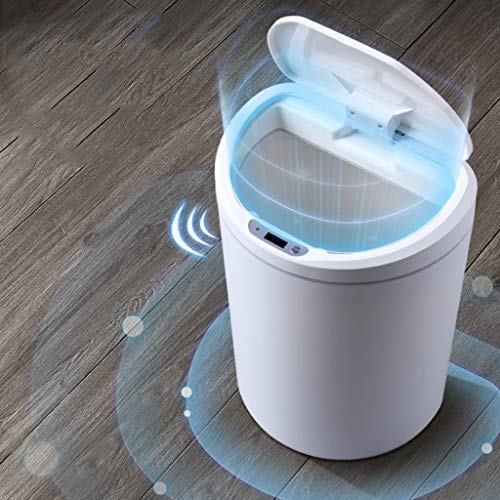 Neochy Integral Dustbins Sensor Inteligente Trash lata para casa grande sala de estar automática de cozinha banheiro criativo lixo de lata de lixo/8l