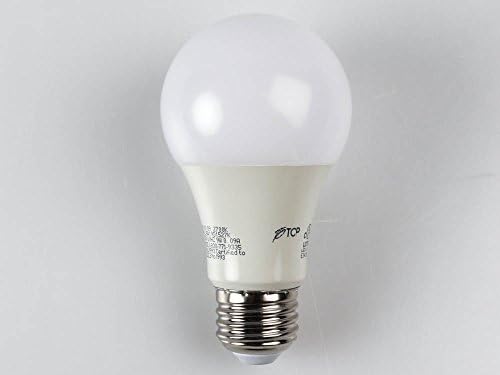 TCP Dimmable 9 Watt 2700K A-19 LED Bulbo, classificado como classificado