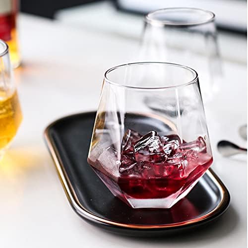 Copo de vinho, copo de coquetel à moda antiga 10 onças, bebendo xícaras de copo para bebidas, vidro de vidro de vidro de vidro de