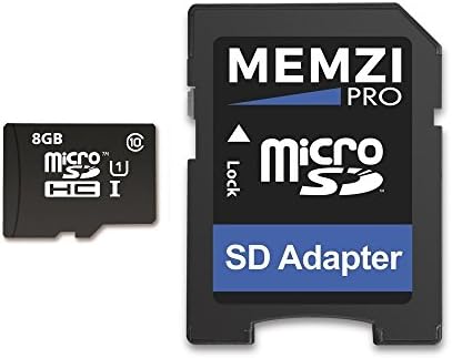 MEMZI PRO 8GB CLASS 10 90MB/S MICRO SDHC CARTÃO de memória com adaptador SD para hubsan quadcopters ou aviões