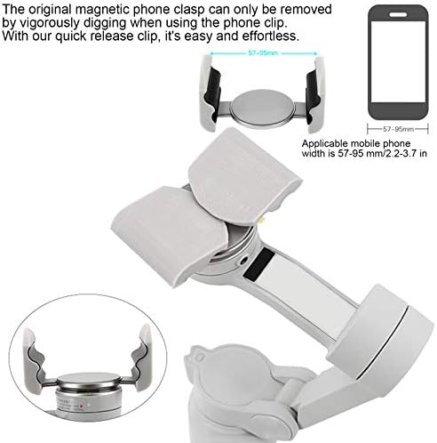 Ladieshow Adaptador de suporte do suporte do telefone magnético Acessórios para smartphone Stabilizer Acessórios para