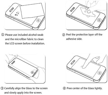 Protetor de tela Flipbird para o núcleo do Galaxy J2, Fácil quadro de instalação/Protetor de tela de vidro temperado de 9H de instalação/anti -arranhão para Samsung Galaxy J2 Core - 1 pacote