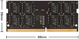 Astra-Gear 8GB 3200MHz DDR4 Upgrade SO-DIMM não-ECC sem ECC para Laptop Notebook Memory 1.2V CL22 260-PIN