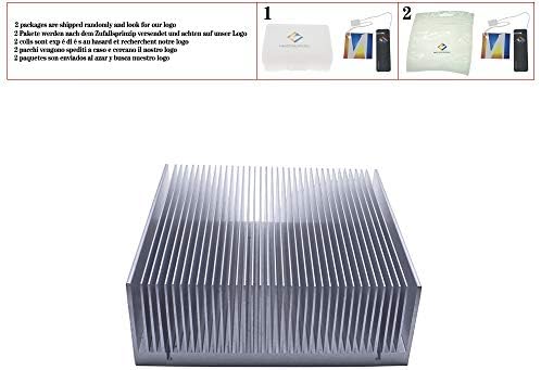 125x125x45mm Radador de dissipador de calor de alumínio de alumínio para resfriador de resfriador de potência eletrônica LED resfriamento