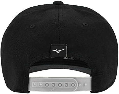 Mizuno Standard Patch Snapback Hat, Black, OSFA